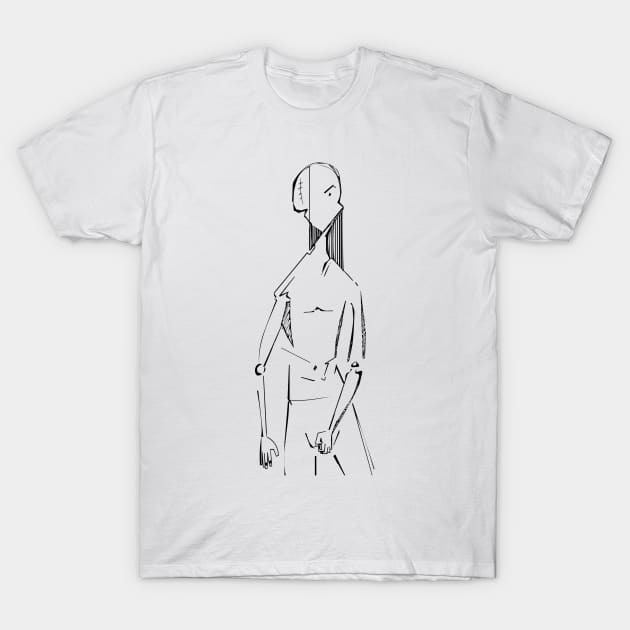 Michael Jackson Android Illustration T-Shirt by Ambient Abstract